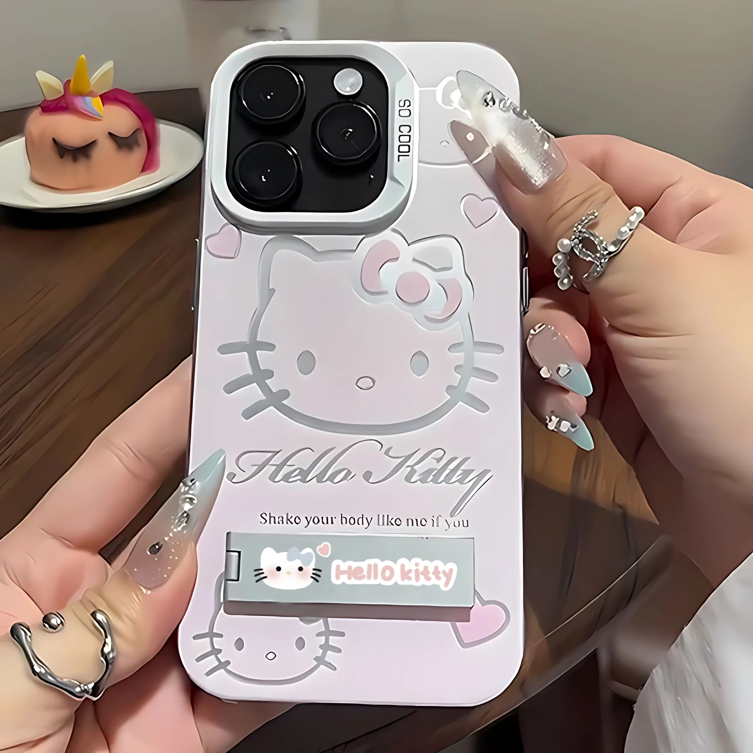 Luxury Pink Hello Kitty with Bracket Case for Samsung Galaxy S24 S23 S22 S21 S20 Note20 Ultra plus FE M31 4G 5G with Holder