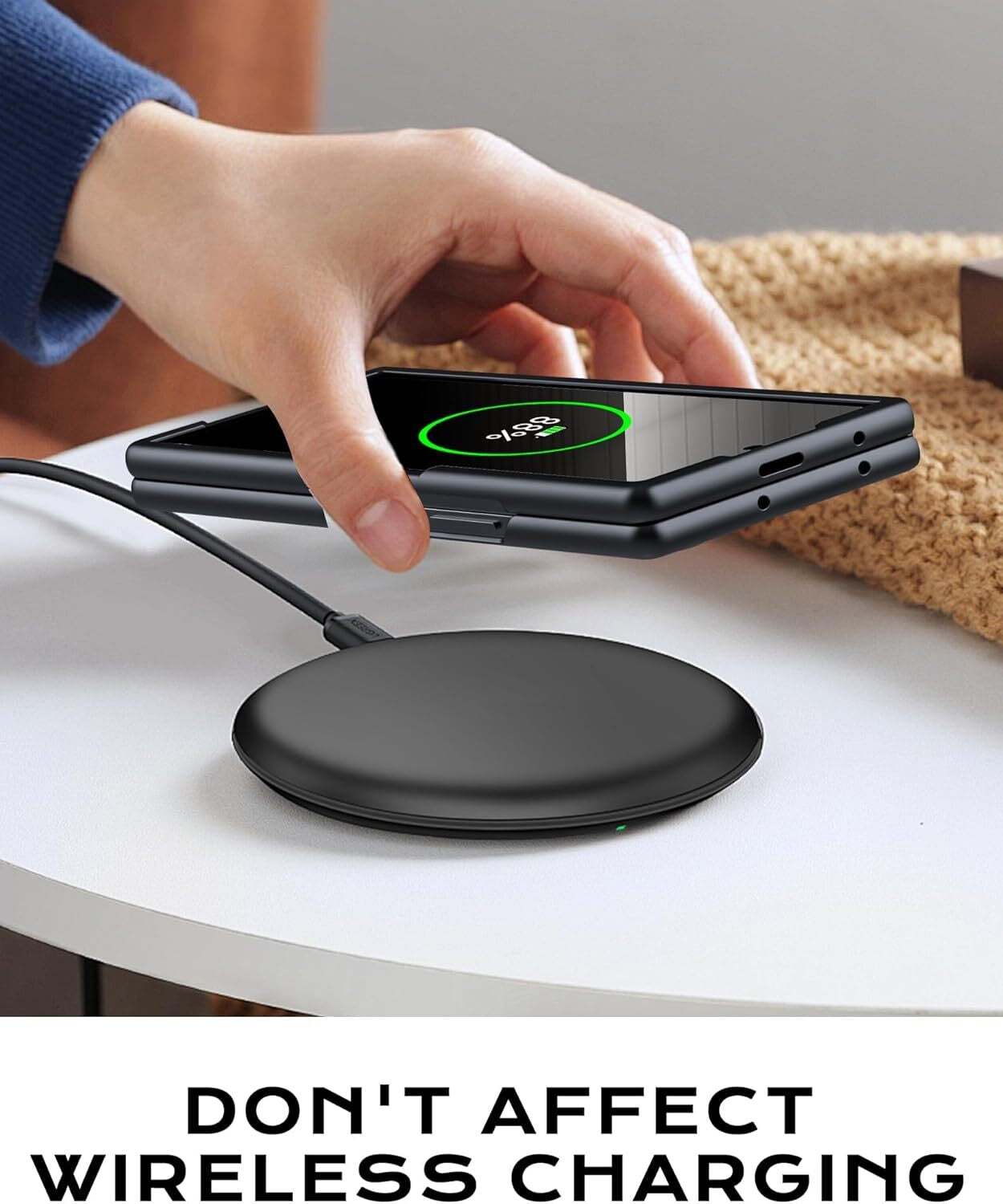 For Samsung Galaxy Z Fold 6 Case with Screen Protection, Flip Z 6 Slim HD Clearl