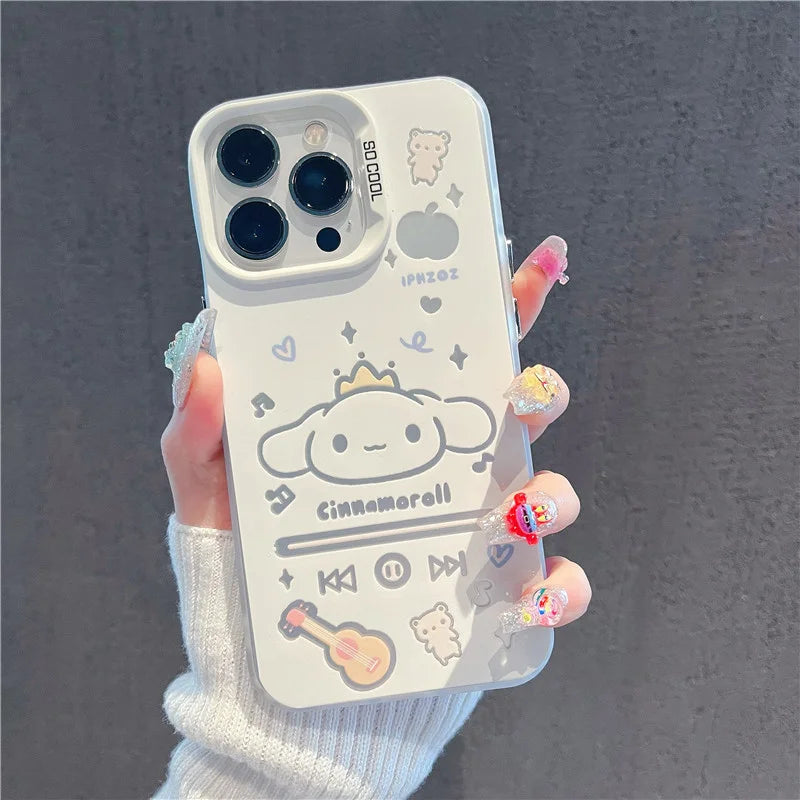 Sanrios Cinnamoroll Originality Case for Samsung Galaxy S25 S24 S23 S22 S21 S20 Note20 Ultra plus FE M31 4G 5G Matte Back Cover