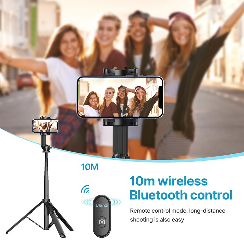 1.5m Bluetooth Wireless Selfie Stick Tripod Monopod for Smartphone GoPro Hero 11 10 9 8 7 insta360 X3 DSLR Camera-3