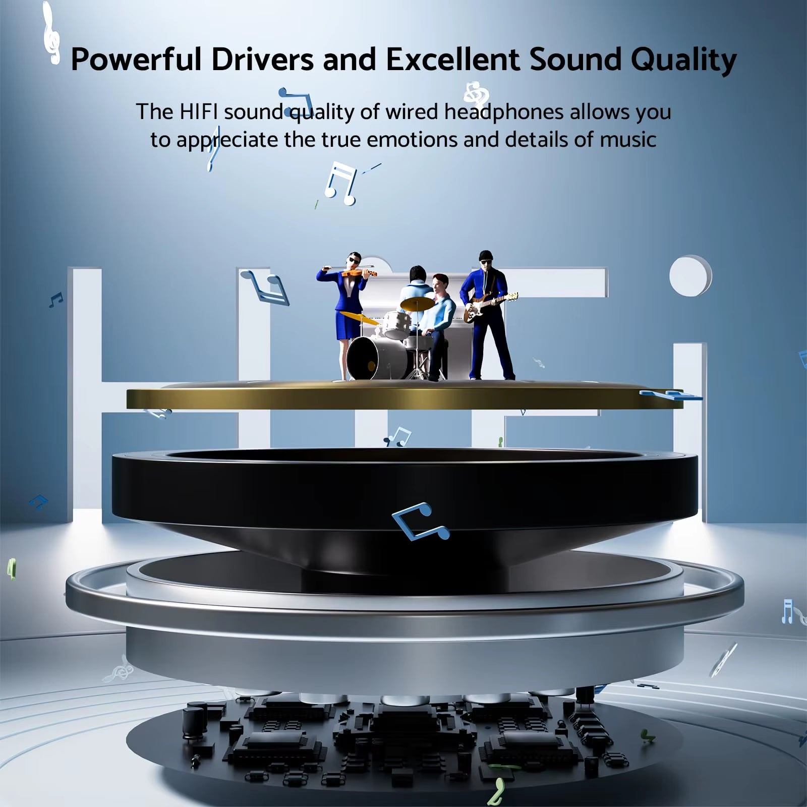 For Samsung Headphones Hifi Surround Sound In-Ear USB Type C 3.5Mm with Wire Control Wired Earplugs for Galaxy S24 S23 S22 Ultra