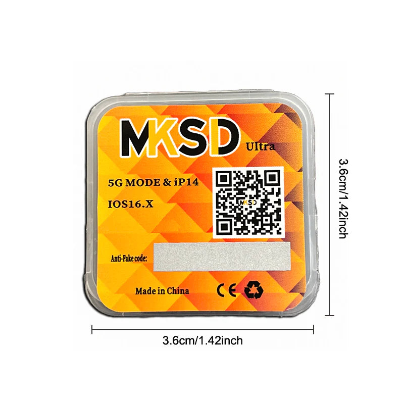 MKSD Ultra V5.3 Unlock Card RSIM Chip Service Iphone 14 13 12 11 X XR 8 7 6 2023