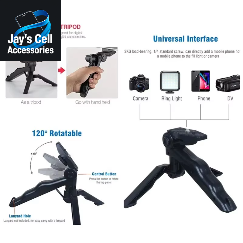 Smartphone Vlogging Kit with Tripod Phone Holder Mini Microphone LED Fill Light Starter for Tiktok Live Stream Video Youtube